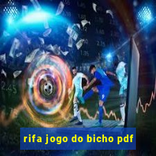 rifa jogo do bicho pdf